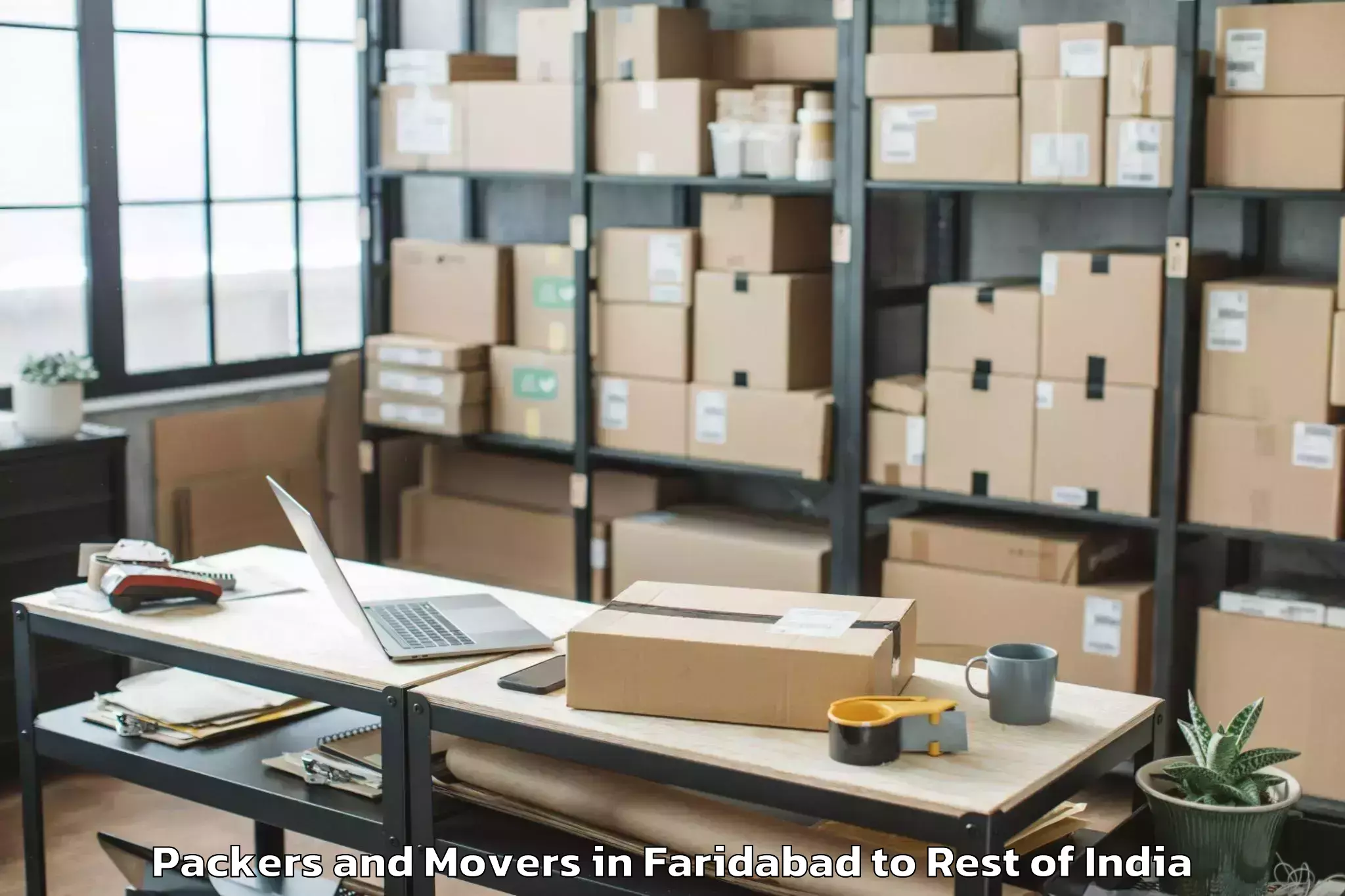 Book Faridabad to Julurupad Packers And Movers